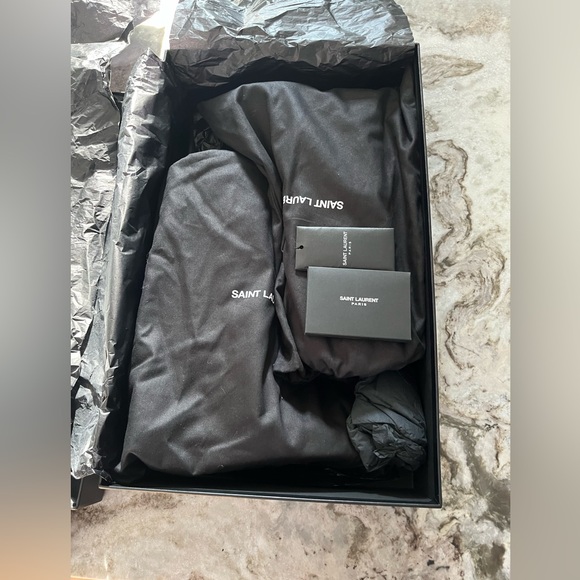 NWT & Box Authentic - Yves Saint Laurent Kate 90 Bootie Black Size 39 - Picture 12 of 15